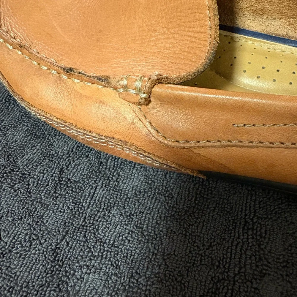 Giorgio Brutini Men's Leather Slip-On Loafers in Light Brown‎ Size 10.5